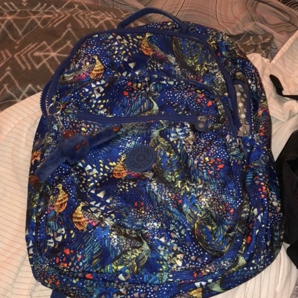 Kipling Seoul Backpack in Midnight Flock